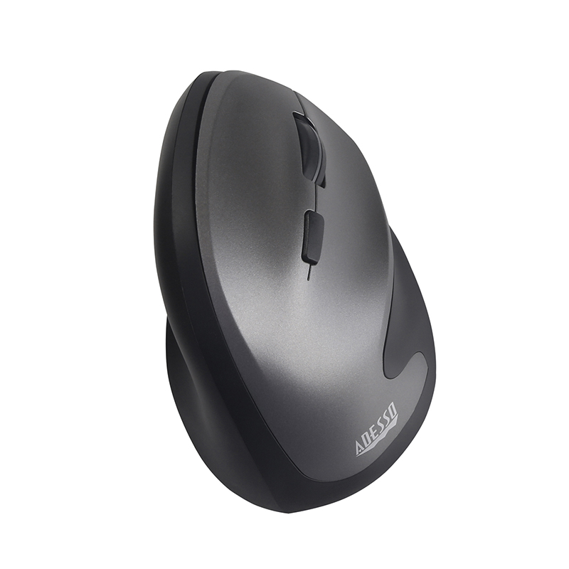Adesso IMOUSE A20 Mouse - USB - Optical - 6 Button(s) - Grey - Wireless - Right-handed